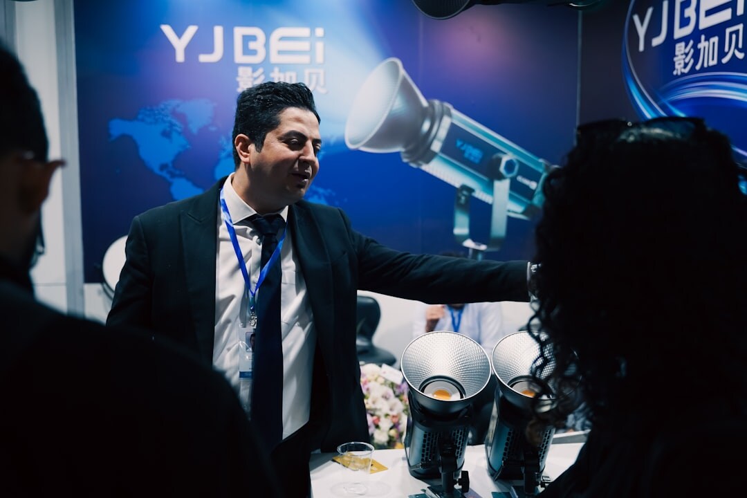 exhibitors at trade show